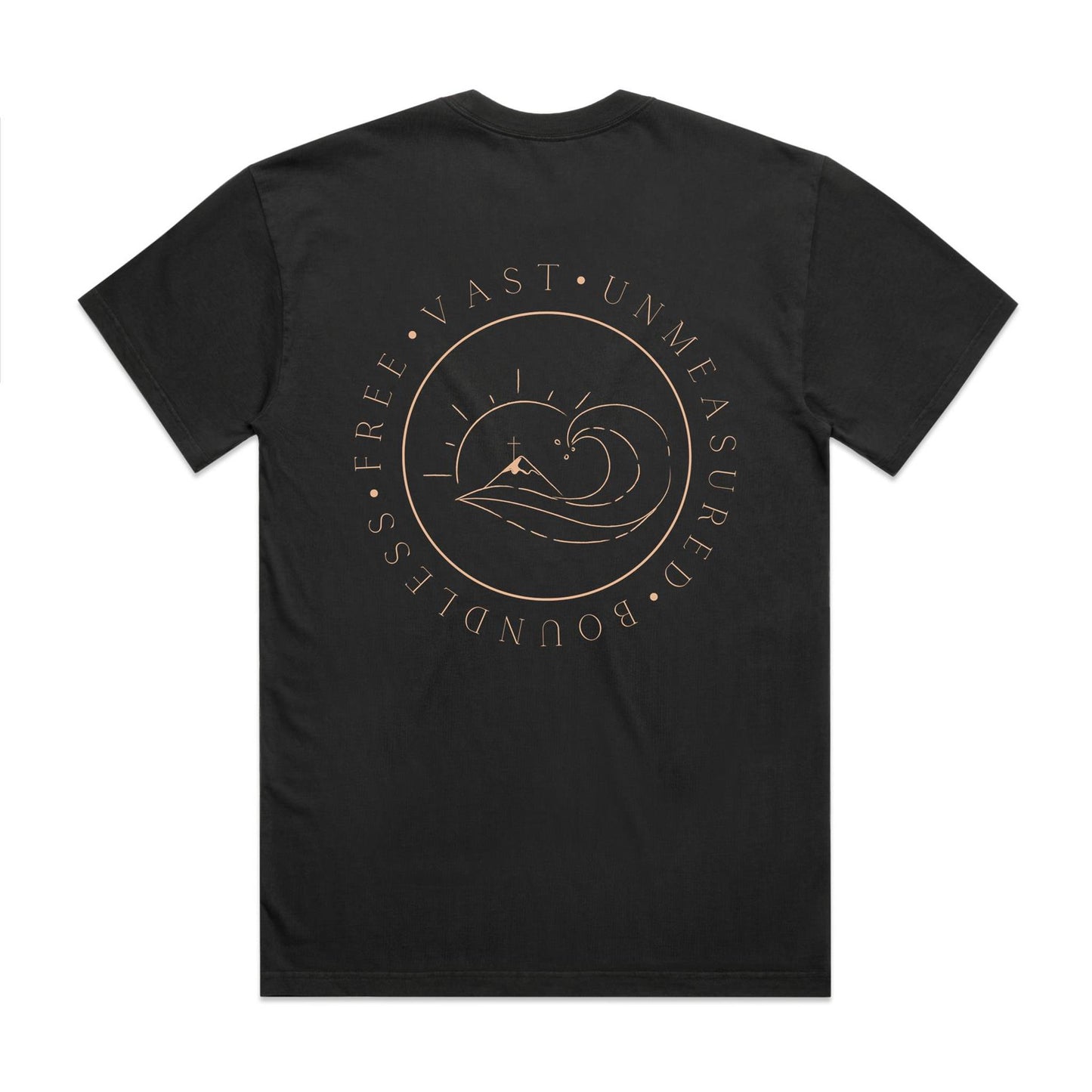 Ocean Deep Love Men's Tee- Cream