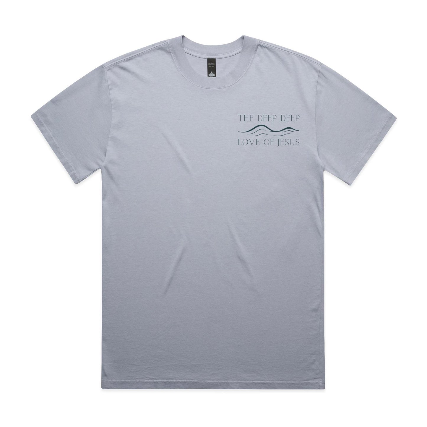 Ocean Deep Love Men's Tee- Blue