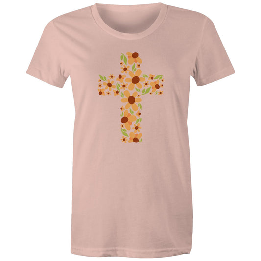 Flower Cross Women's Tee