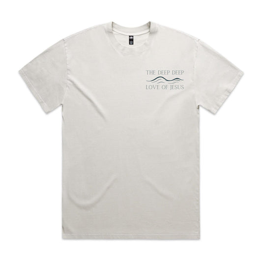 Ocean Deep Love Men's Tee- Blue